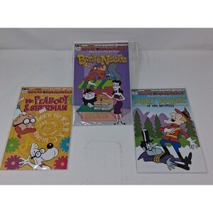 Rocky and Bullwinkle Best of Boris Natasha Peabody Sherman Dudley 3 Comic Lot